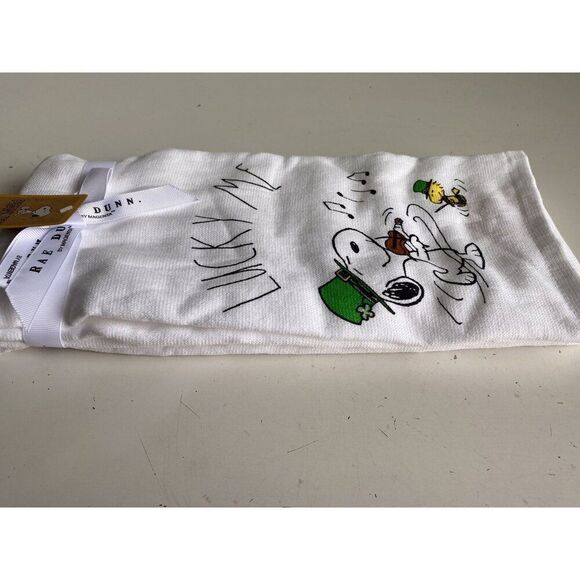 2 Pack Peanuts Rae Dunn Snoopy Woodstock LUCKY ME St Patrick Day Kitchen Towels - Picture 8 of 12
